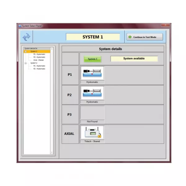 Pressure and volume controller for triaxial tests - AUTOTRIAX EmS